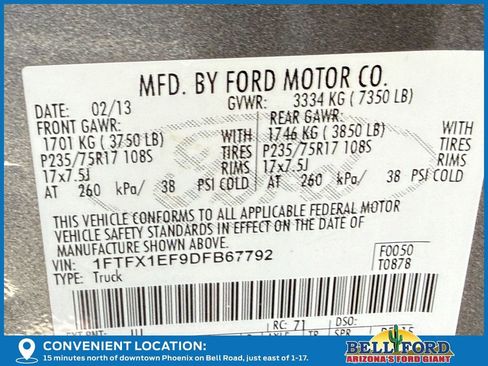 Used 2013 Ford F150 XL w/ Mid Equipment Group AWD/4WD image 17