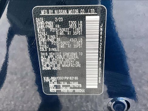 Certified 2023 Nissan Armada Platinum image 32