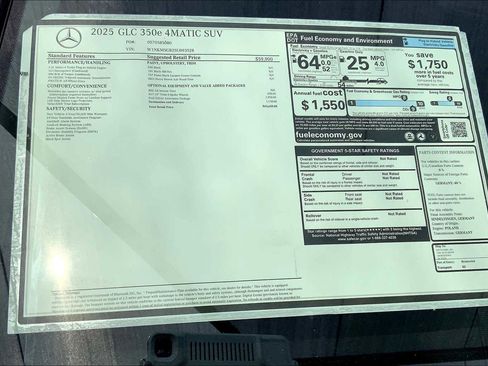 New 2025 Mercedes-Benz GLC 350e GLC 350e image 22