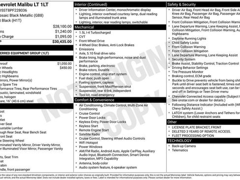 Used 2023 Chevrolet Malibu LT FWD image 17