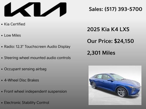 Used 2025 Kia K4 FWD image 7