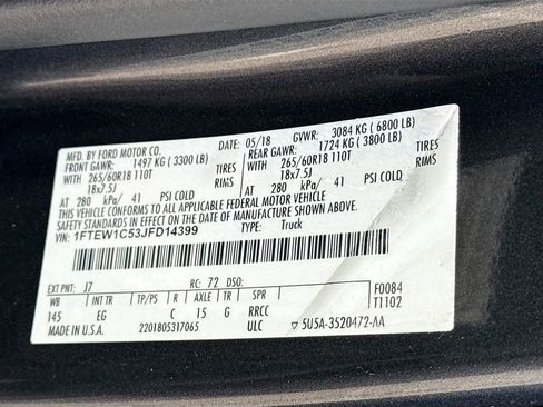 Used 2018 Ford F150 Lariat image 39