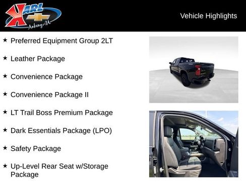 Certified 2025 Chevrolet Silverado 1500 LT Trail Boss w/ LT Trail Boss Premium Package AWD/4WD image 2