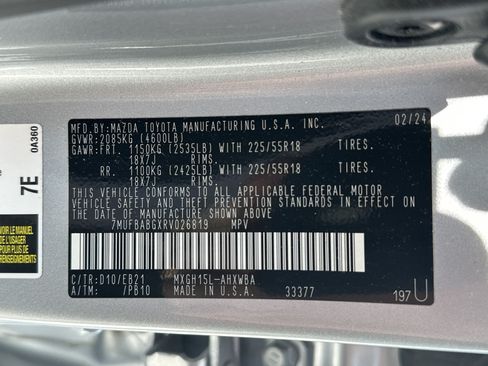 Used 2024 Toyota Corolla Cross AWD Hybrid w/ Convenience Package image 35
