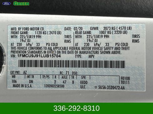 Used 2020 Ford Escape Titanium AWD/4WD image 31
