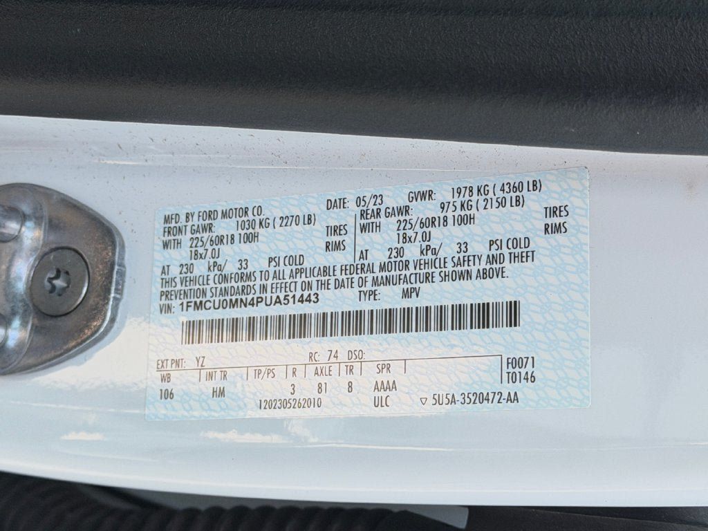 Used 2023 Ford Escape ST-Line FWD image 37