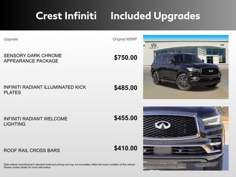 Certified 2024 INFINITI QX80 Sensory image 6