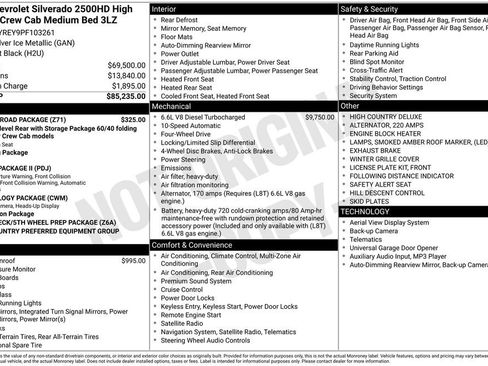 Used 2023 Chevrolet Silverado 2500 High Country w/ Z71 Off-Road Package image 6