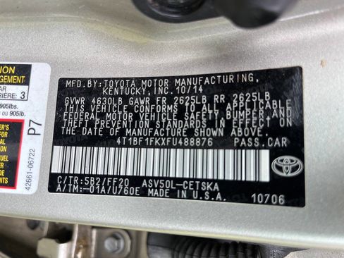 Used 2015 Toyota Camry SE image 12