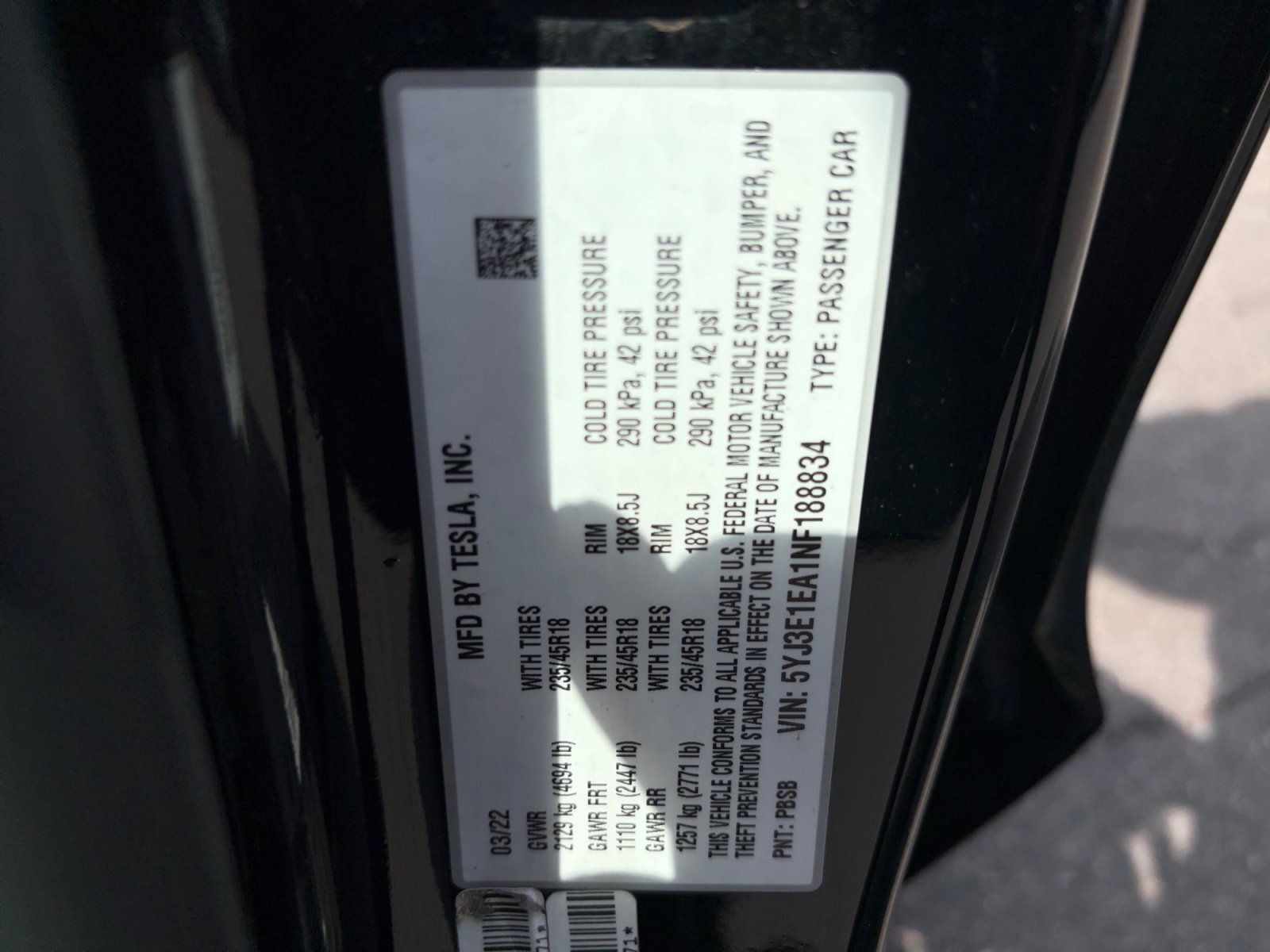 Used 2022 Tesla Model 3 Standard Range RWD image 31