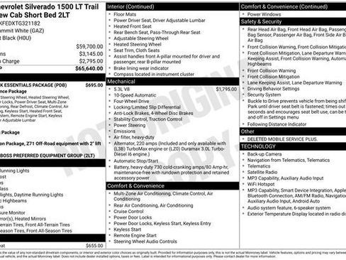 Used 2026 Chevrolet Silverado 1500 LT Trail Boss w/ LPO, Dark Essentials Package AWD/4WD image 34