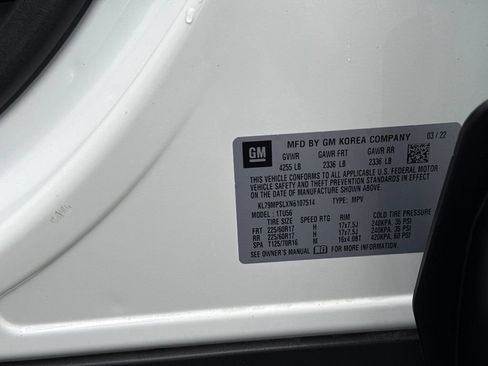 Used 2022 Chevrolet TrailBlazer LT w/ Convenience Package FWD image 23