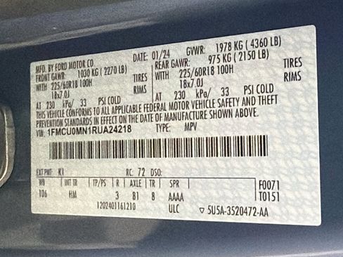 Used 2024 Ford Escape ST-Line FWD image 12