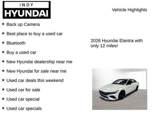 New 2026 Hyundai Elantra Sport FWD image 8