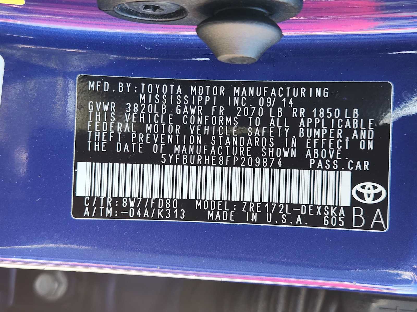 Used 2015 Toyota Corolla S FWD image 31