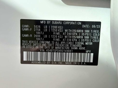 Certified 2024 Subaru Outback Touring XT AWD/4WD image 32