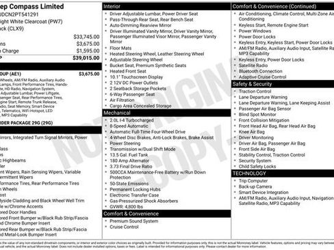 Used 2023 Jeep Compass Limited w/ Elite Group image 42