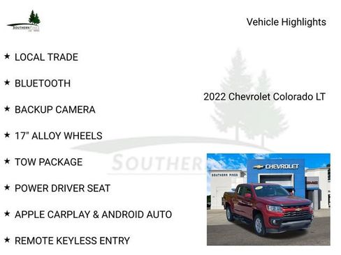 Used 2022 Chevrolet Colorado LT w/ Safety Package RWD image 9