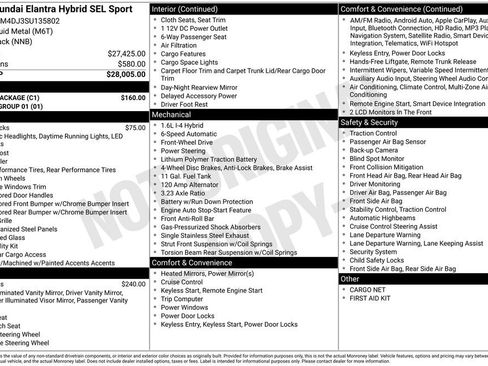 Certified 2025 Hyundai Elantra SEL w/ Cargo Package image 26