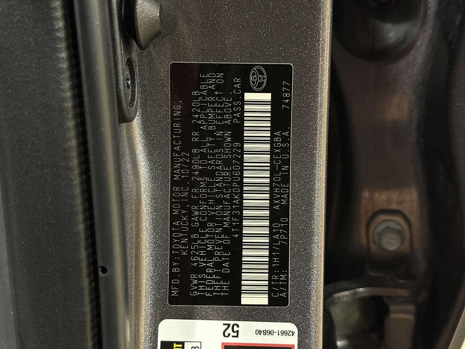 Used 2023 Toyota Camry XLE w/ Cold Weather Package FWD image 14