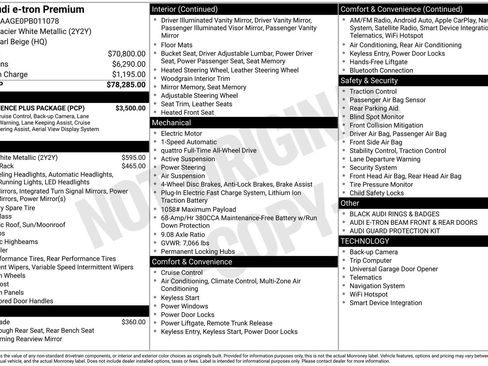 Certified 2023 Audi e-tron Premium w/ Convenience Plus Package image 33