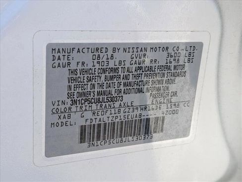 Used 2018 Nissan Kicks SR FWD image 15