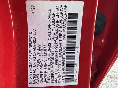 Used 2022 Honda Civic Sport image 33