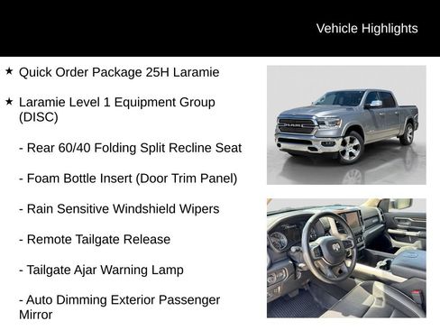 Used 2021 RAM 1500 Laramie AWD/4WD image 6