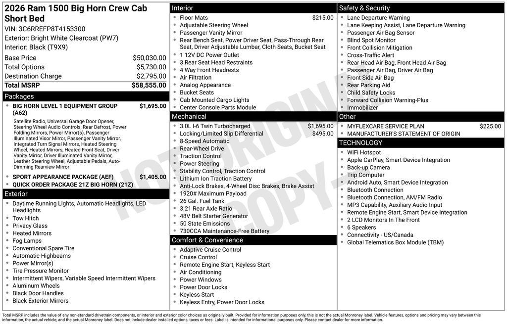 Used 2026 RAM 1500 Big Horn RWD image 17