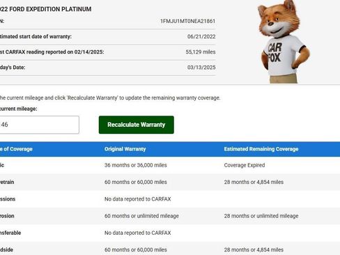 Used 2022 Ford Expedition Platinum image 78