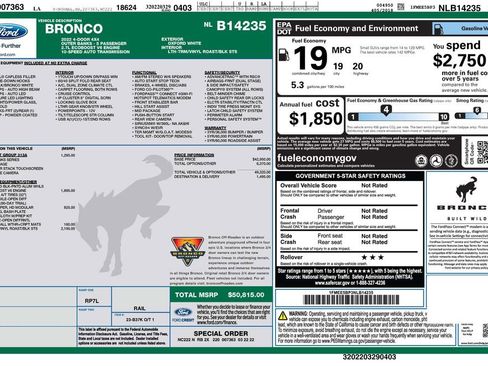 Used 2022 Ford Bronco Outer Banks image 7