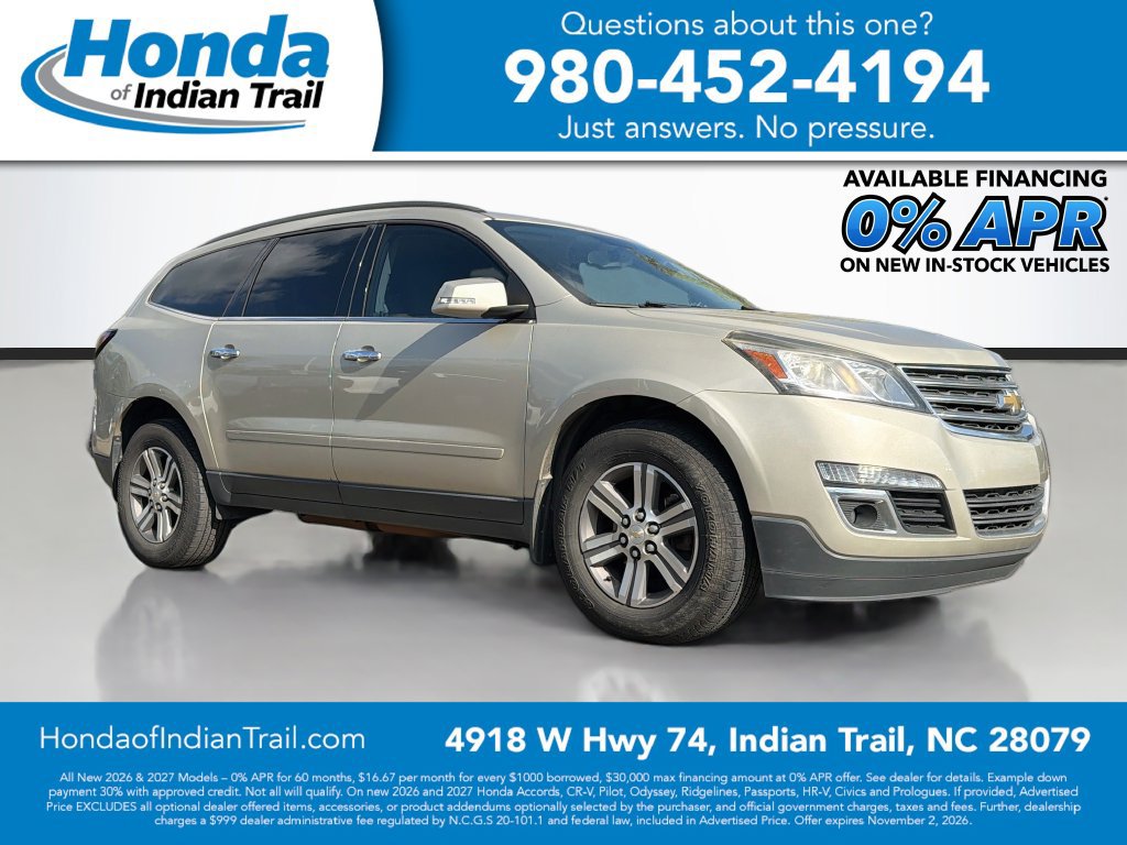 Used 2016 Chevrolet Traverse LT FWD 360° Tour