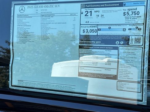 New 2025 Mercedes-Benz GLS 450 4MATIC image 50