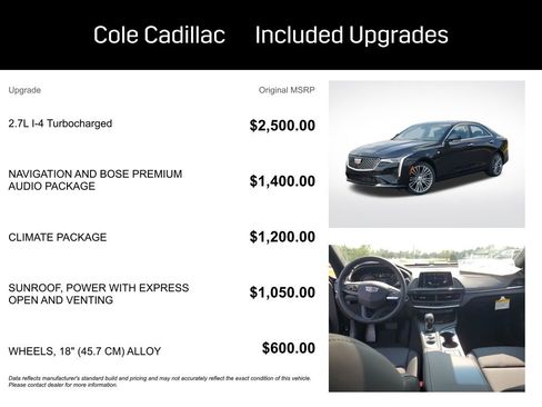 New 2025 Cadillac CT4 Premium Luxury image 3