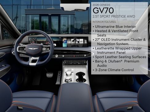 New 2026 Genesis GV70 2.5T Sport Prestige AWD/4WD image 15