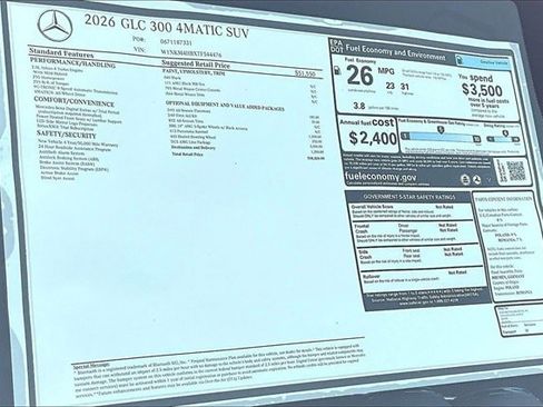 New 2026 Mercedes-Benz GLC 300 4MATIC image 17