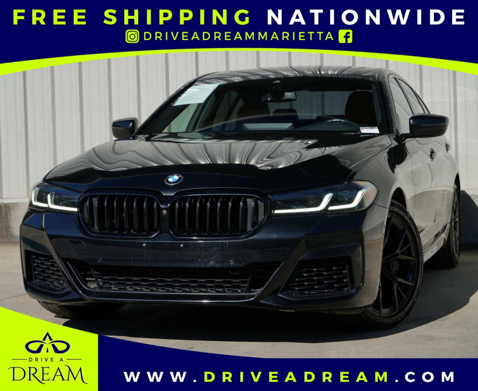 Used 2021 BMW 540i w/ M Sport Package RWD image 1