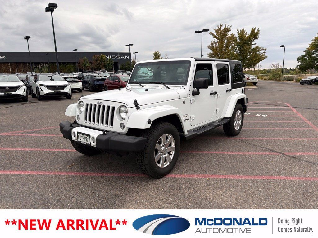 Used 2016 Jeep Wrangler Unlimited Sahara w/ Connectivity Group AWD/4WD image 1