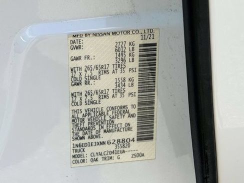 Used 2022 Nissan Frontier SV RWD image 24
