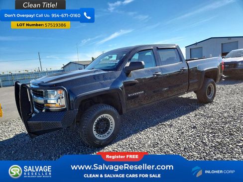 Used 2018 Chevrolet Silverado 1500 W/T w/ WT Convenience Package AWD/4WD image 1