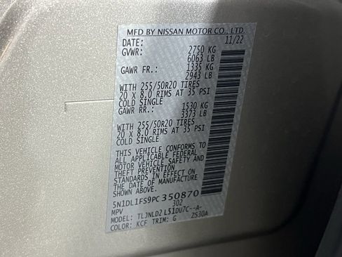 Used 2023 INFINITI QX60 Luxe w/ Cargo Package image 43