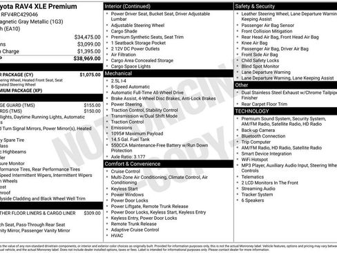 Used 2024 Toyota RAV4 XLE Premium w/ Weather Package AWD/4WD image 3