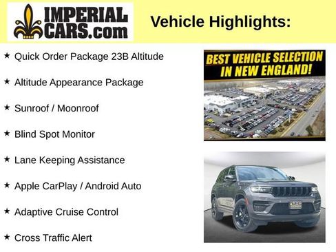 Used 2023 Jeep Grand Cherokee Altitude AWD/4WD image 8