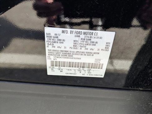 Used 2017 Ford Explorer XLT w/ Equipment Group 202A FWD image 15