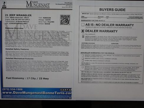 Used 2021 Jeep Wrangler Unlimited Rubicon w/ Steel Bumper Group image 19