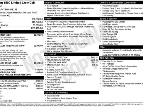 Used 2021 RAM 1500 Limited w/ Night Edition AWD/4WD image 44
