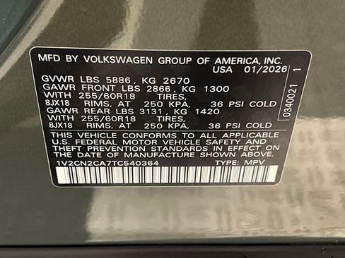 New 2026 Volkswagen Atlas Peak Edition AWD/4WD image 19