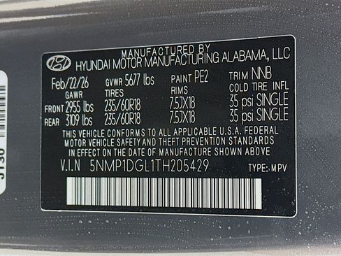 New 2026 Hyundai Santa Fe SE image 30