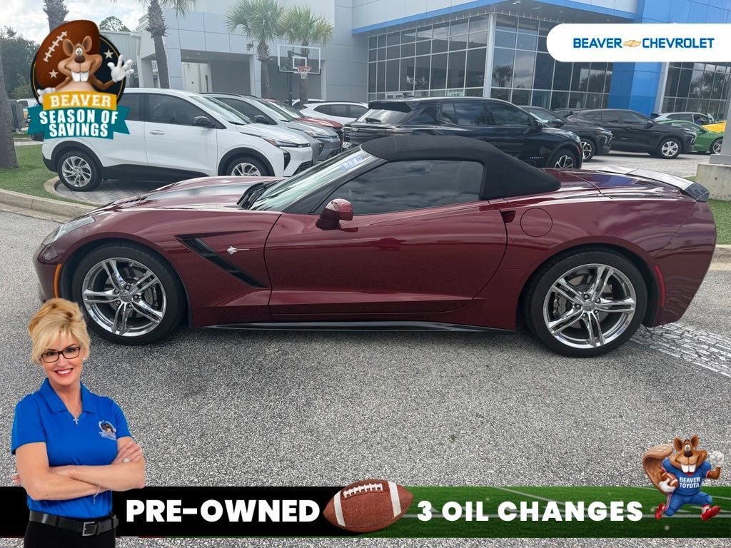 Used 2017 Chevrolet Corvette Stingray Convertible w/ 2LT Preferred Equipment Group RWD image 9