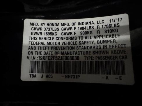 Used 2018 Honda Civic LX image 33